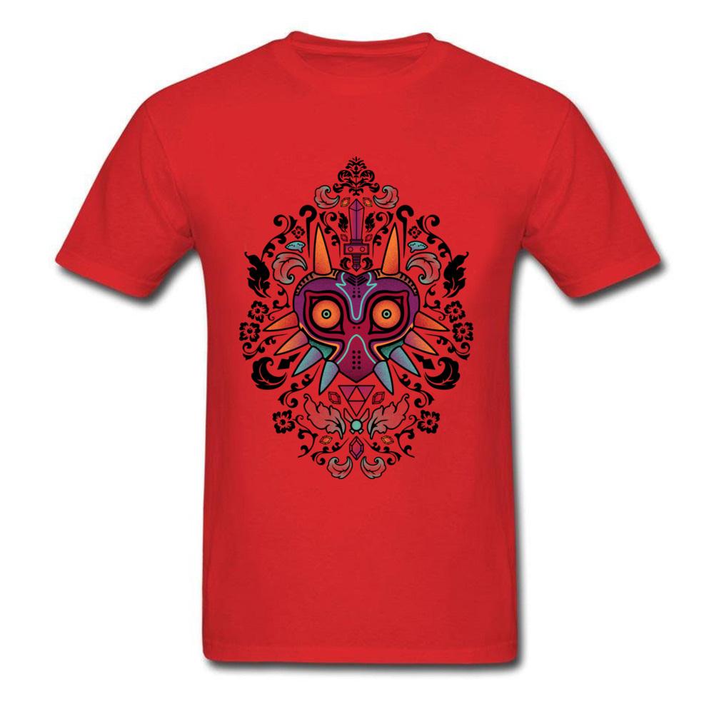 Trička Majoras Mask s krátkým rukávem, ležérní, hip hopová, pánská, 2024, letní, podzimní topy, tričko, mexický Den mrtvých, bílé tričko