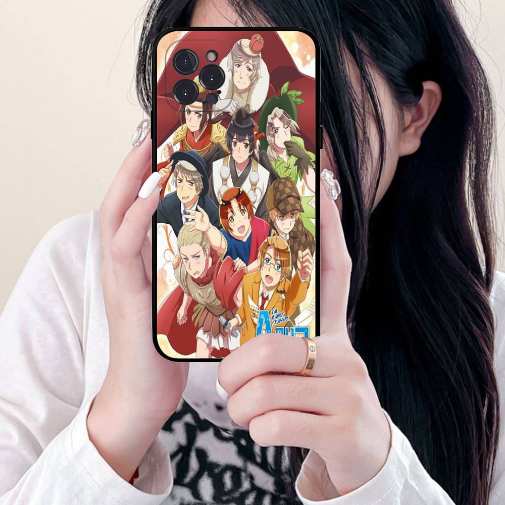 

Мультяшный чехол Hetalia Axis Powers для телефона IPhone 16 15 14 13 12 11 17 Pro Max Простота Задняя сторона Мягкий чехол из ТПУ iPhone 16pro max
