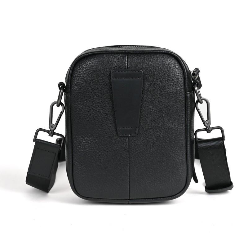 Japanese Korean Trendy Men's Single Shoulder Crossbody Bag Multifunctional Genuine Leather Casual Mobile Phone Waist