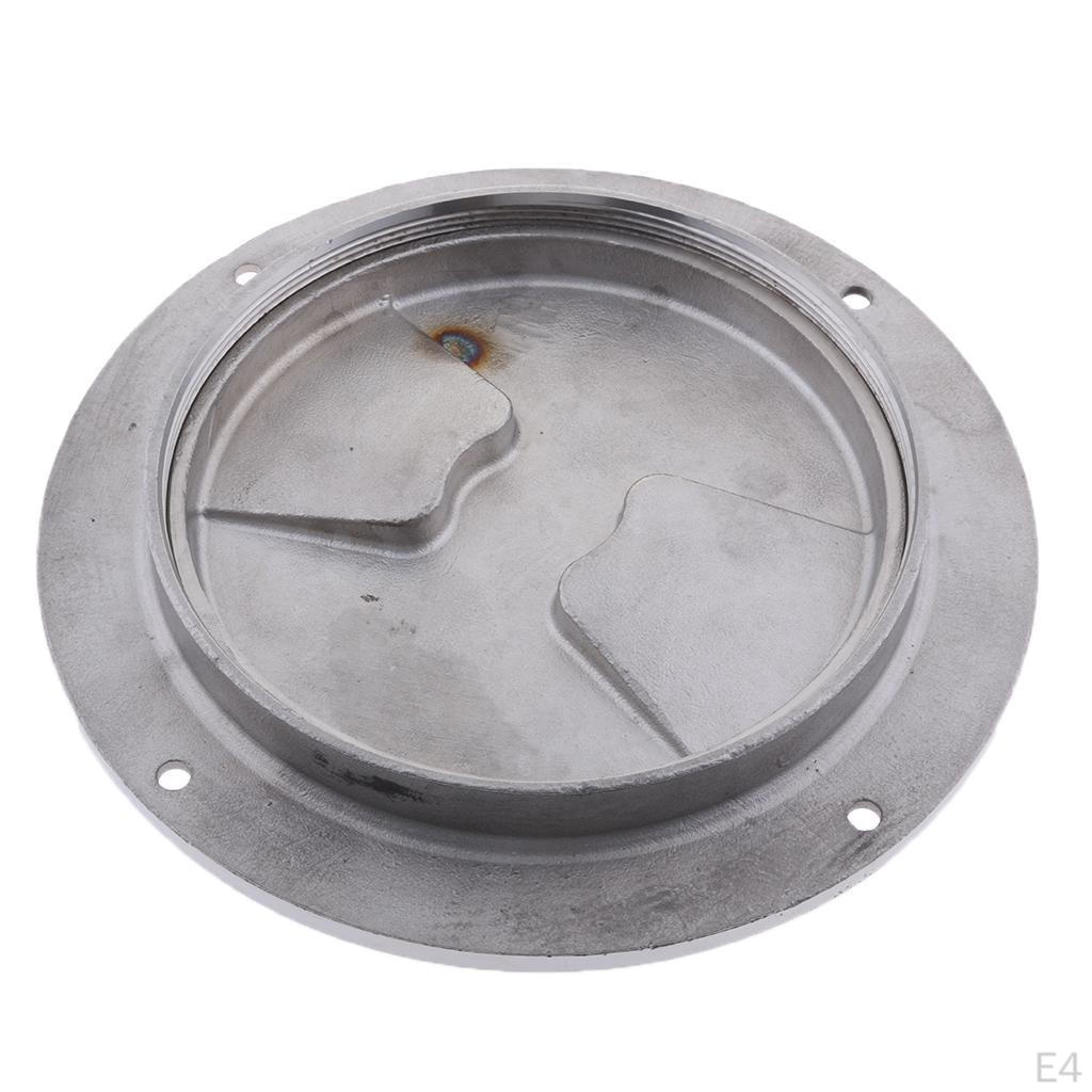 3-6inch Non-Slip Deck Plate (4 Sizes), Marine Access Boat Inspection Hatch/ Cover /Plate for