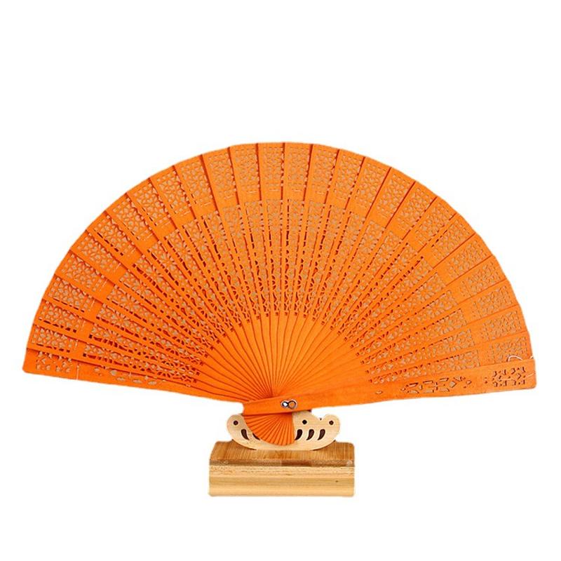 Evantai pliante din bambus sculptate pentru petrecere, nunta de modă