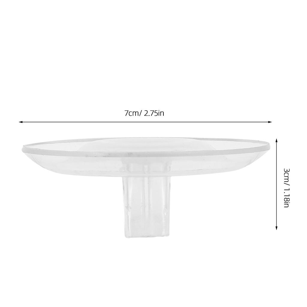 40Pcs Hydroponic Floating Flower Holder Transparent Plastic 50Mm Plant Fixation Insert Floating Floral Display Stand for Water