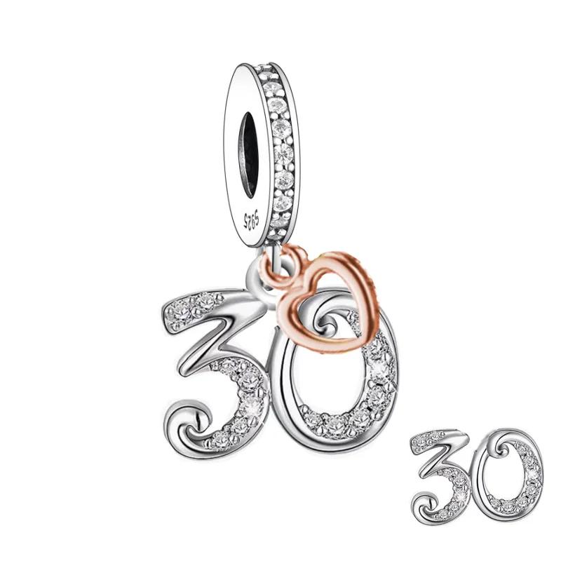Fc Sieraden Past Op Originele Charms Armbanden Koper 13 16 18 21 30 40 50 60 70 80 Betekenisvolle Getallen Kralen Voor Knutselen Vrouwen Berloque