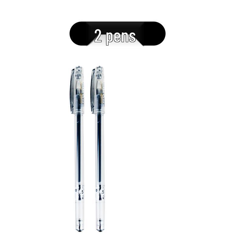 High-Quality Black Pen Set: 0.5 Signature Ballpoint, Ideal for Students & Exams