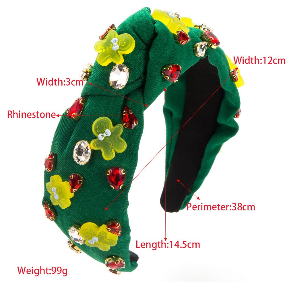 High Skull Top Gingerbread Man Love Headband