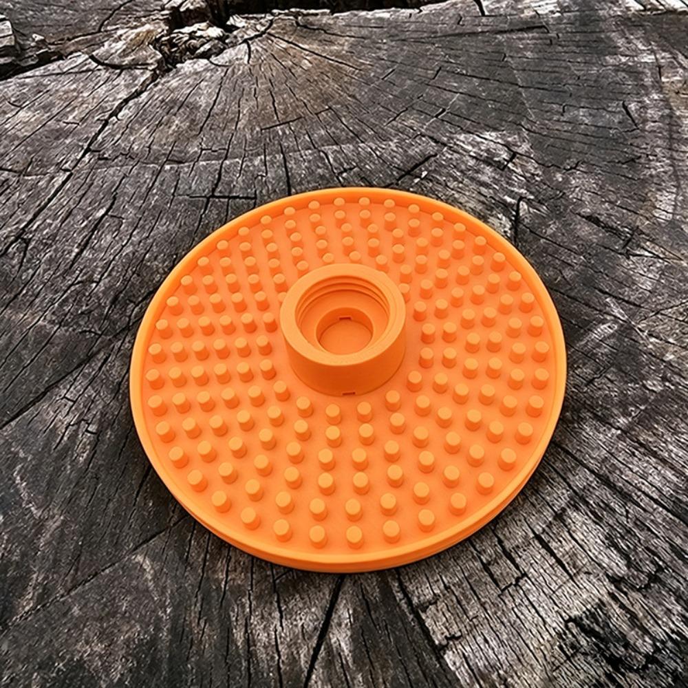 Round Chicks Automatic Drinking Tray Plastic Syrup Feeder for Bees Home Balcony оранжевый