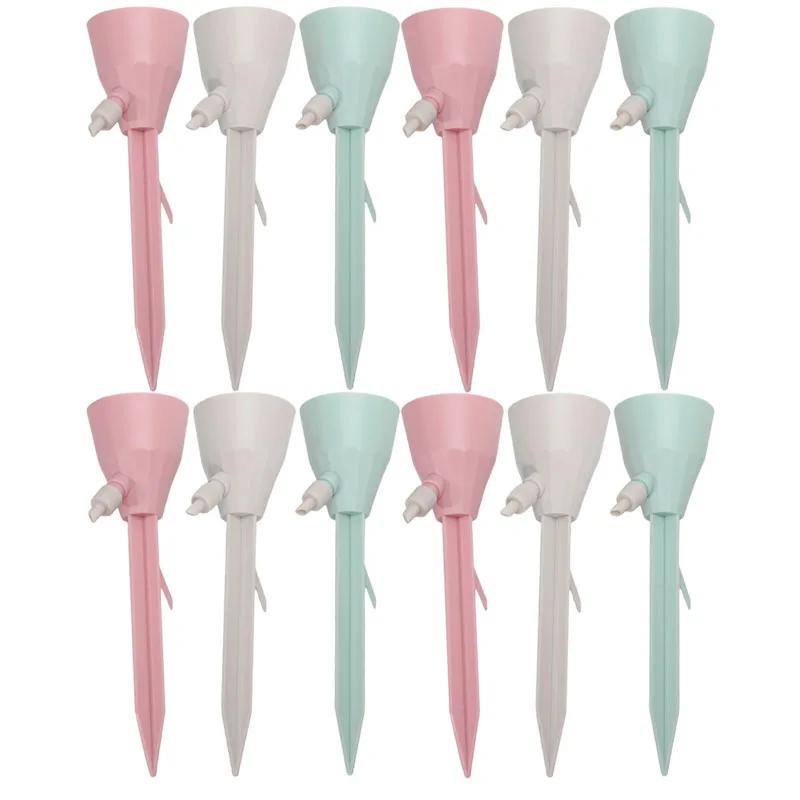 1/12pcs Adjustable Drip Irrigation System Indoor Outdoor Potted Plants Automatic Self-flowing Watering Spikes Gardening Tools
