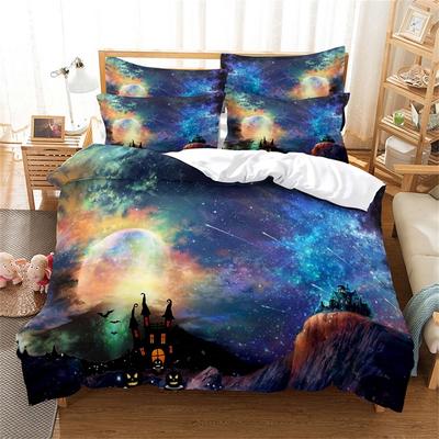 Starry Sky Bedding Set 3D Digital Printing Queen Size Duvet Cover Fashion Design Bed Linen Set