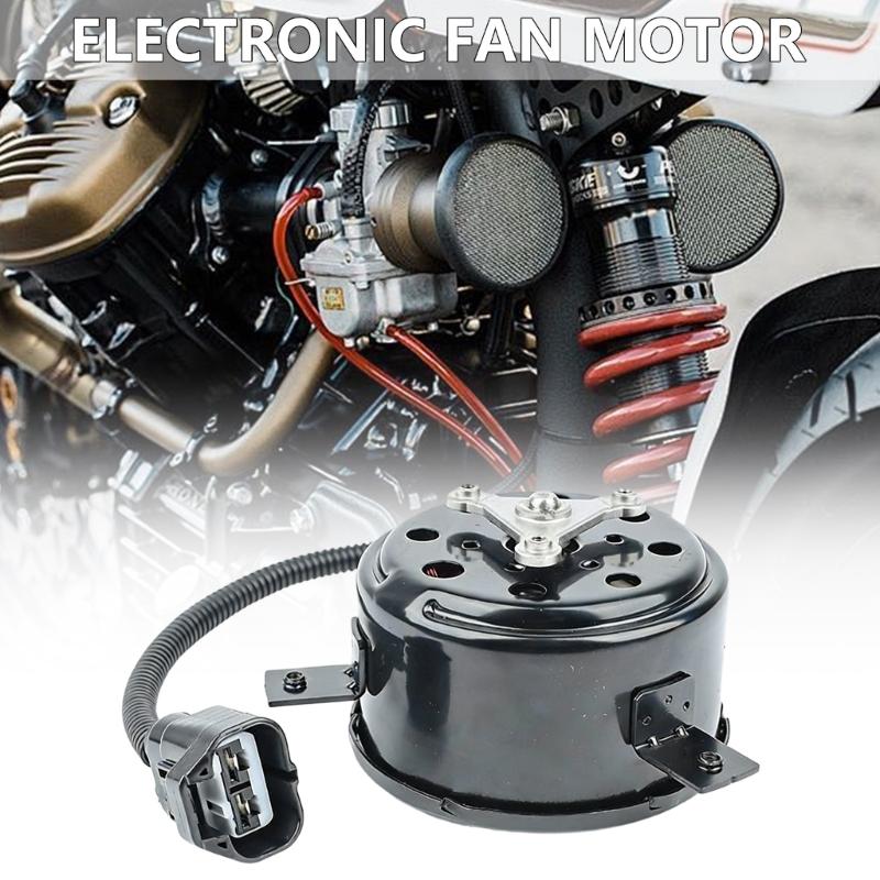 Radiator Cooling Fan Motor Heavy Duty Construction with Enhances Flows Efficiency Replaces 253863K175 for Vehicle