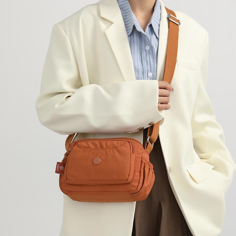 Nylon Bag Women's Crossbody Shoulder Bag Multi-Layer Large Capacity Waterproof Mother Bag