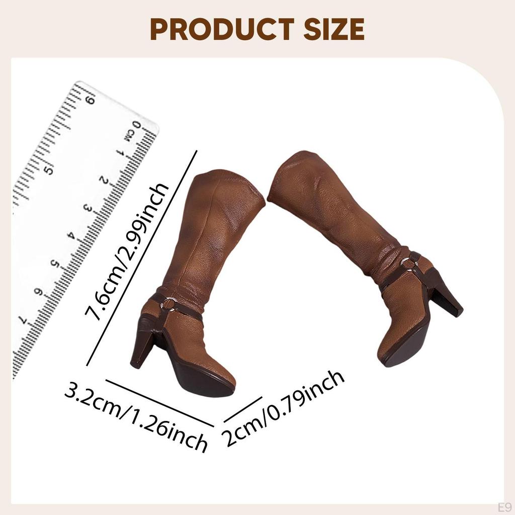 1/6 Action Figure Shoes 12 Inch Boots Fashion Collection Miniature Photo Props for