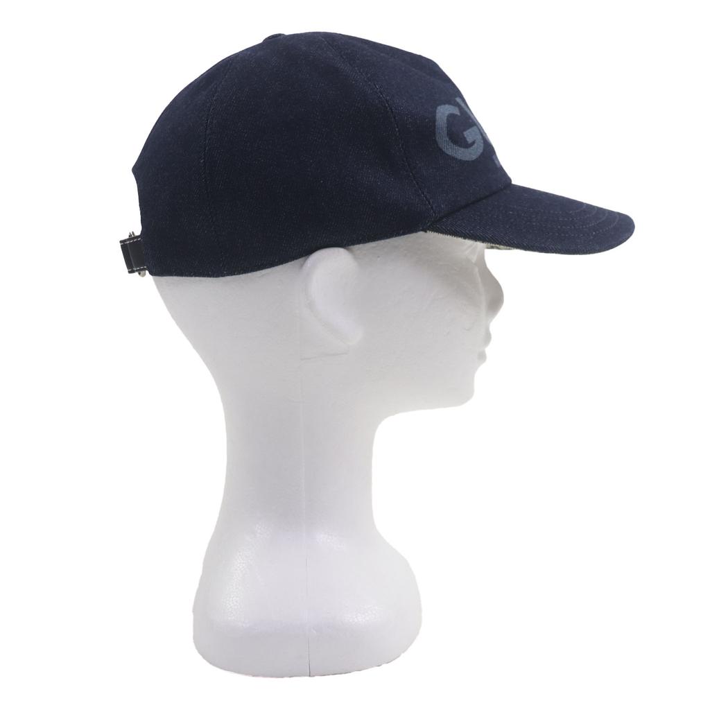 Excellent GUCCI cap Indigo cotton mens L 812838 Used