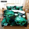 3D Kostra Ložní soupravy Sada povlaku na přikrývku s povlakem na polštář Dvojlůžko Plná Velikost Queen King Ložní prádlo
