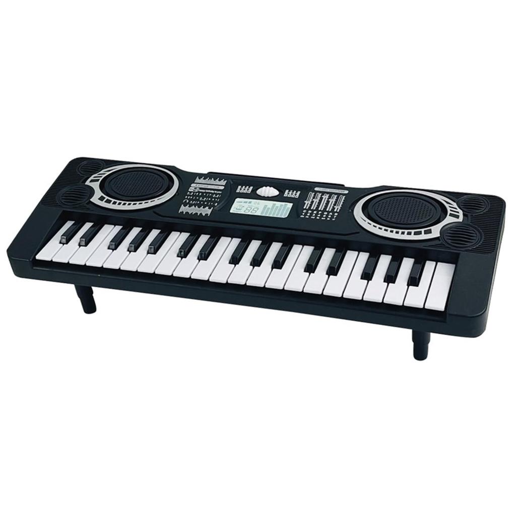 Walfront Electronic Keyboard Standard Key Battery Operated Compact Size Portable Electronic Piano with Sheet 37 Keys 2 Modes