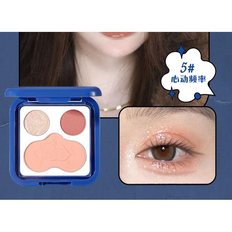 xixi - A Flip Eye Shadow Blush Palette - #5 Heartbeat