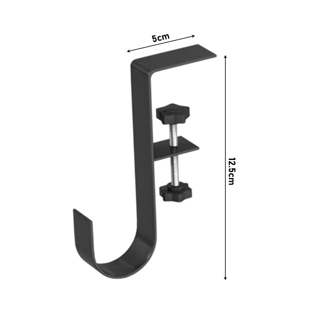 1/2Pcs Home Office Desk Edge Hook Student Bag Bag Storage Hook Durable Hanging Hook Bag Backpack