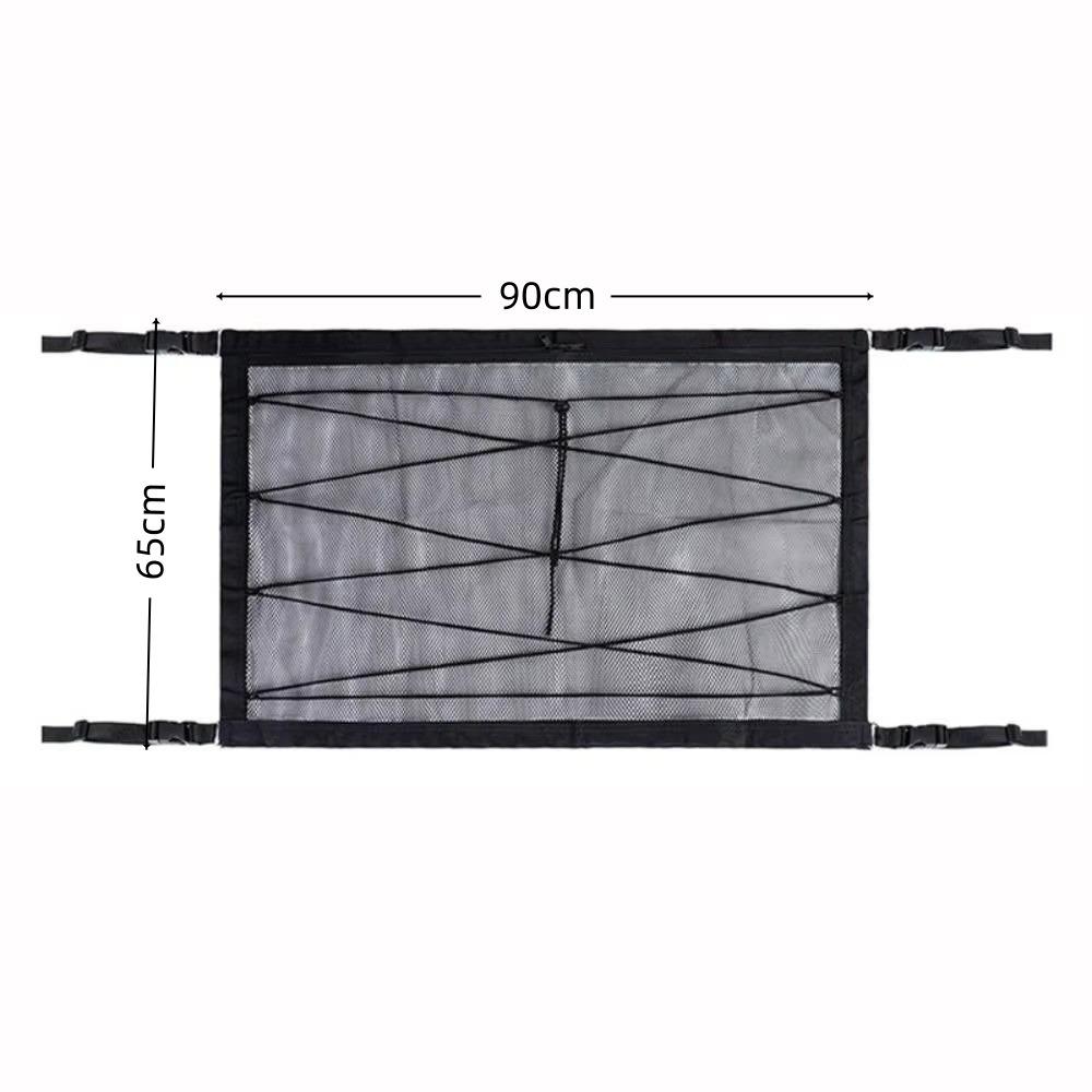 Mesh Style Car Ceiling Storage Net Polyester Auto Roof Organizer Hanging Storage Bag for Travel