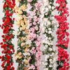 Decorative Artificial Flower Vines for Home and Wedding Air Conditioner Pipe Covering