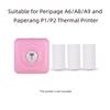 PeriPage - Rotolo di Carta Termica per Note a Lunga Conservazione 2 Anni 56*30mm Celsius 2.2*1.2in Senza BPA - Carattere Nero Senza Etichette Adesive per PeriPage A6Cels