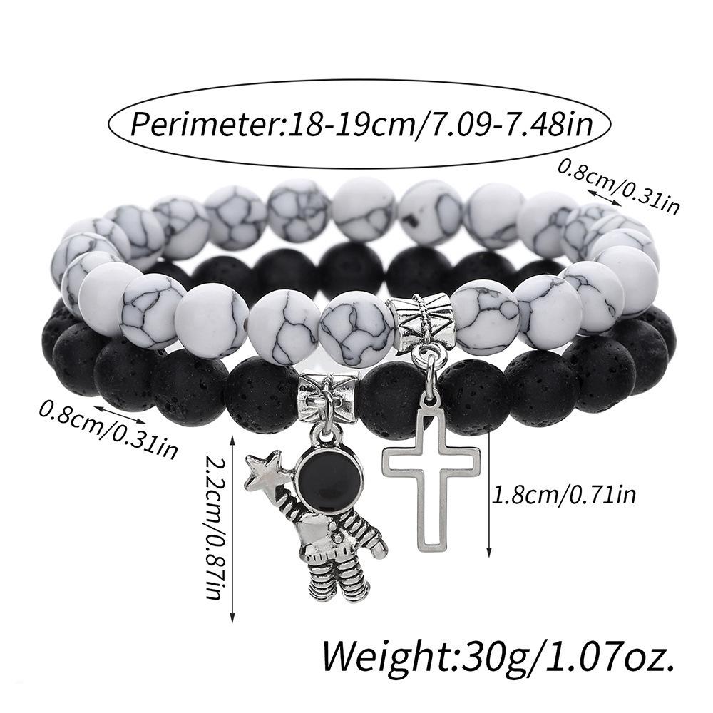 JYL TS Bracelet Natural Stone  Couple Energy Balance & Mutual Attraction