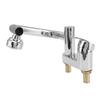 Swivel Faucet G1/2 Brass Digital Display Single Hole Lavatory Faucet for Bathroom Sink Chrome