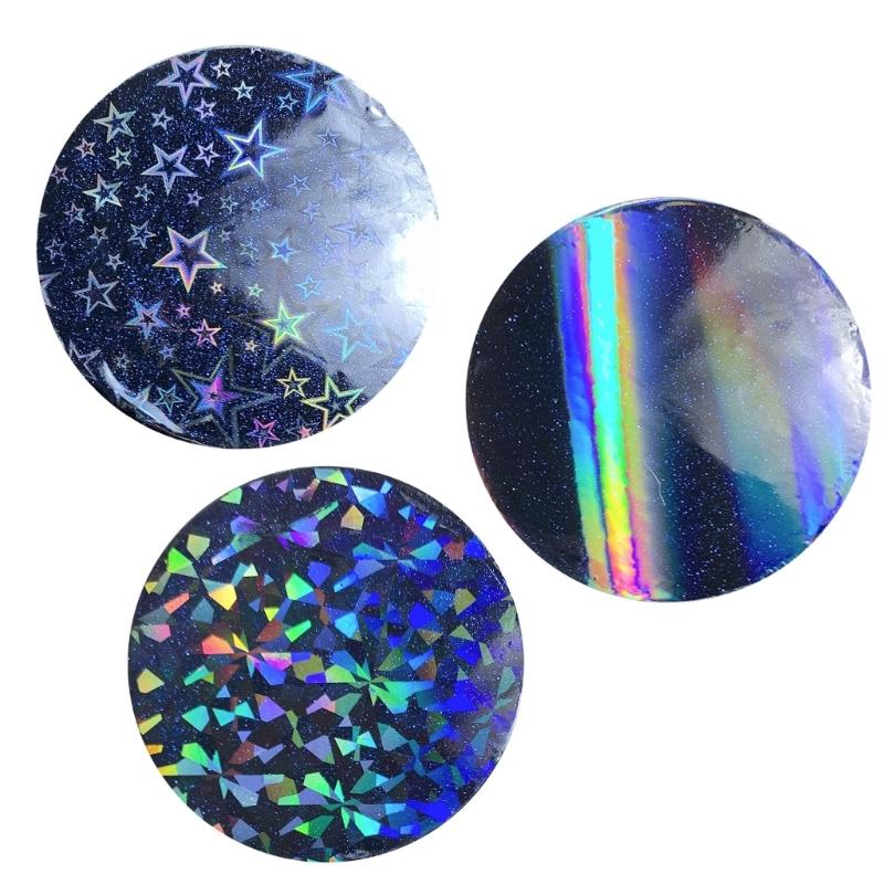 Holographic Resin Molds Silicone,Resin Coaster Molds Round Coaster Molds for Resin Casting,Epoxy Resin Mold for Cups Mat