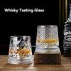 BOLTIFY Whiskeygläser Drehendes Whiskyglas mit Glasboden 360 Grad drehbar Kristall Rumglas für Cocktailparty Trinken