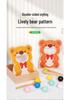 Montessori Baby Concentration Training Set: Ball, Cups, Color Recognition, Matching, Spoon, Hand-Eye Coordination Toy