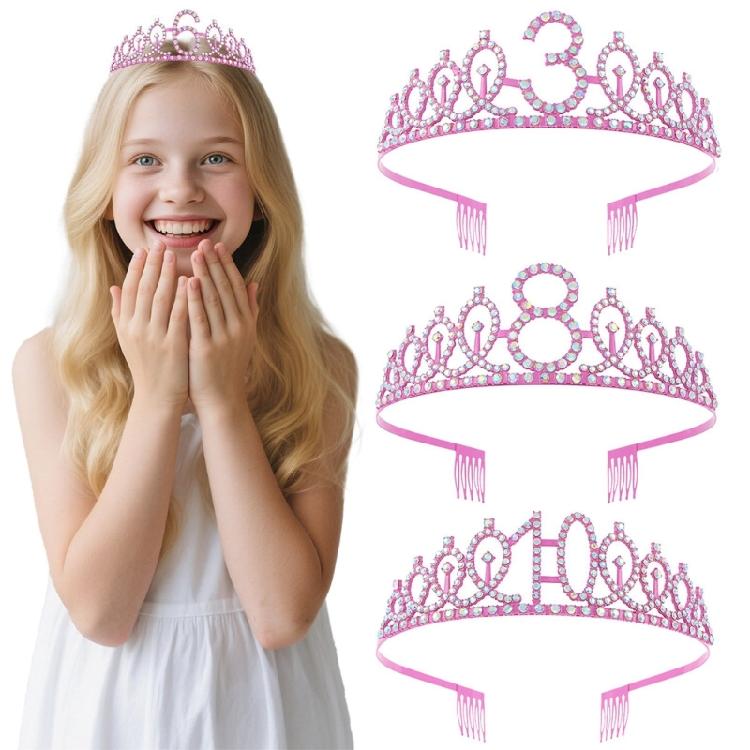 Crystal Headbands Versatiles Hairwear Child Headpiece Wedding Headdress Party Crowns Hair Accessory