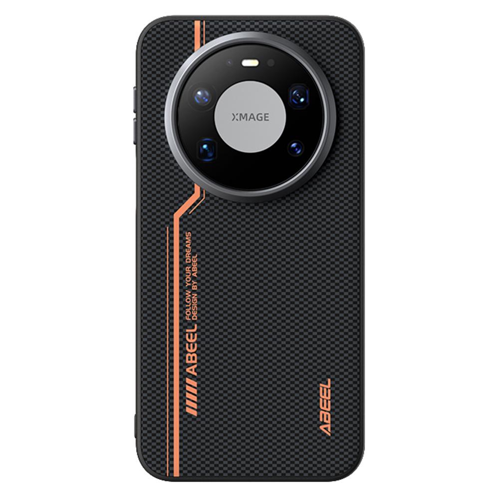 ABEEL Für Huawei Mate 80 Pro Max Magnetische Hülle Mikroprägung 6D Gedruckt PC TPU Aluminiumlegierung Leder Handyhülle