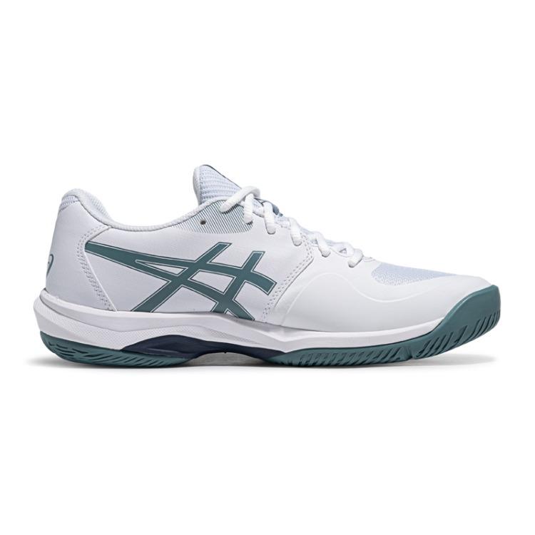 Men's Sneakers ASICS GAME FF PICKLEBALL Tennis Shoes Men's Low Top White/Dusty Blue Green