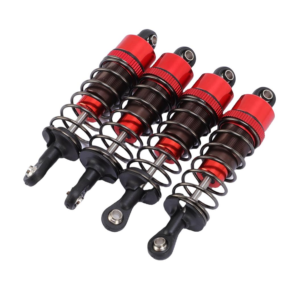 4Pcs RC Shock Absorber Aluminum Alloy Lightweight 1 10 Remote Control Cars RC Shock Damper 70mm Red