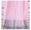 Girls' Pink Sequin Flutter Sleeve Mermaid Dress - Summer Party Princess Gown