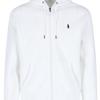 Polo Ralph Lauren Ss22 Logo Embroidered Hooded Zip-Up Long Sleeve Sweatshirt Men Sweatshirt White 710883329013