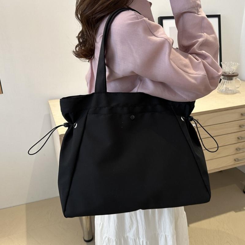 Large Capaci Women's Oulder Bag Sle Simple Faionable Drawstring Handbag Tote Bag Trendy Versatile Casual Shoulder Bag