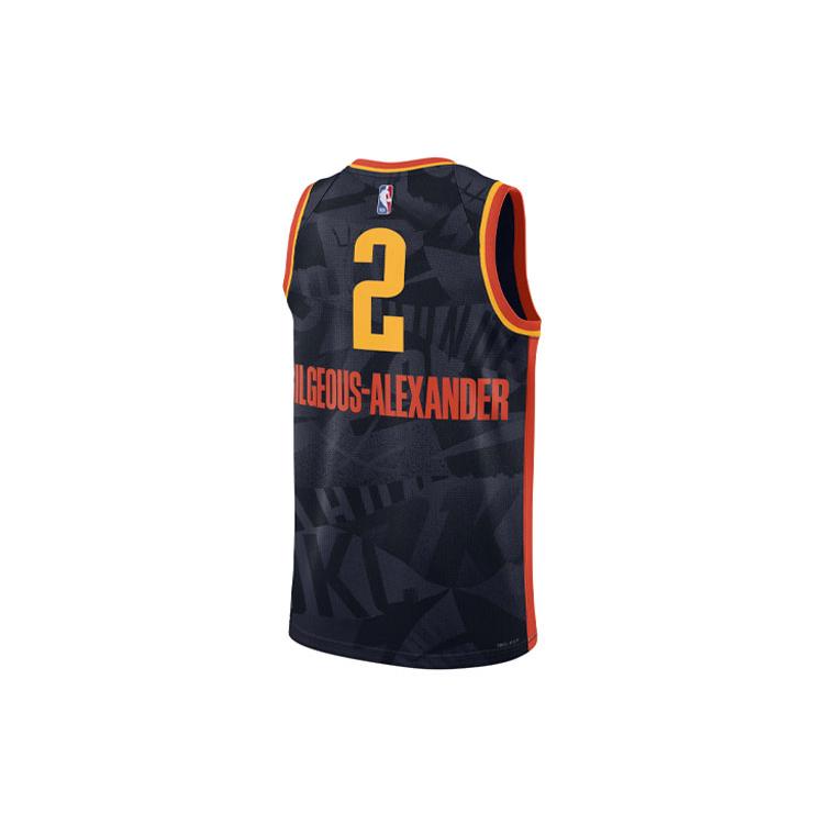 Nike Swingman Basketball Jerseys Men's Black Red Moderate Other DX8513-421