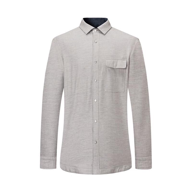 Septwolves Men's Reversible Cotton Long-Sleeve Overshirt