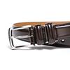 KIETH Cordovan Leather Belt for Dark Adjustable Made In Japan with Over 50 Years of History and DARKBROWN Men, Brown, Size, Craftsmanship, KE21415-39