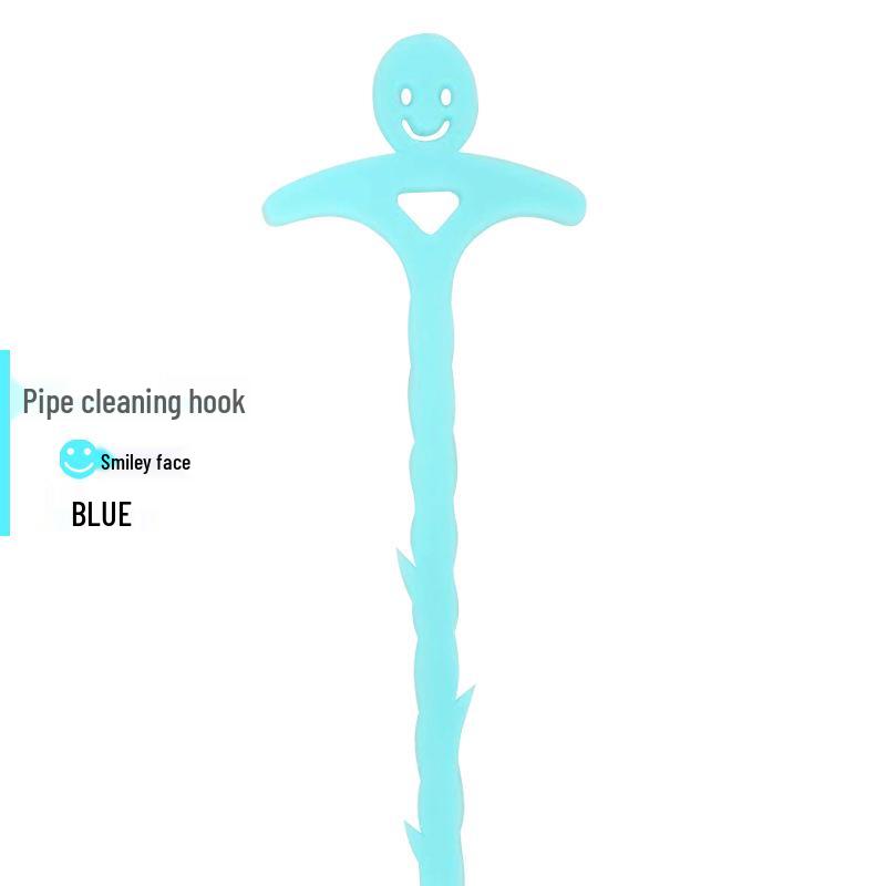 D-Shaped Smiley Face Kitchen & Toilet Unclogging Hook
