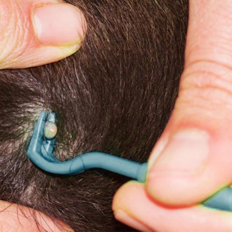 Flea Remover Hook Tick Remover Tweezer Tick Pull Pet Cat Dog Accessaries Tick Tool Pet Mites Flea Extractor Pet Supplies