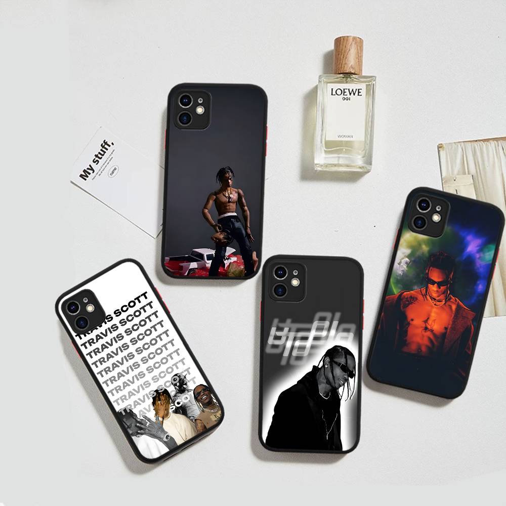 Luxury Travis Scott Cactus Jack For IPhone 16 15 14 Plus 13 12 11 Pro Max X XS MAX Matte Color Aesthetic Phone Cover
