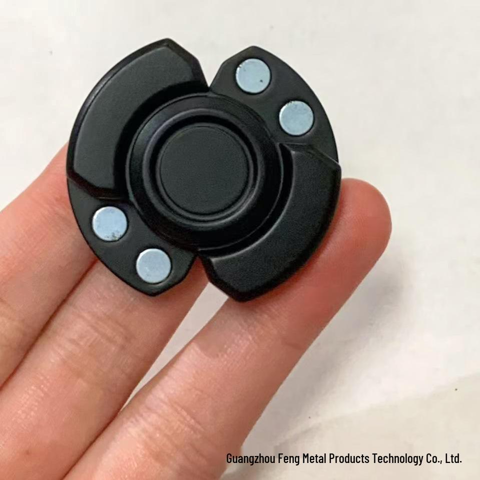 3-in-1 Metall Fidget Spinner: Kreisel, Pop Coin, Karten-Schieber