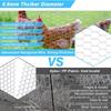 Poultry Netting Hexagonal Galvanized Netting Floral Chicken Wire Fence For Craft For Pet Animal Tree Duck Coop Garden Compost