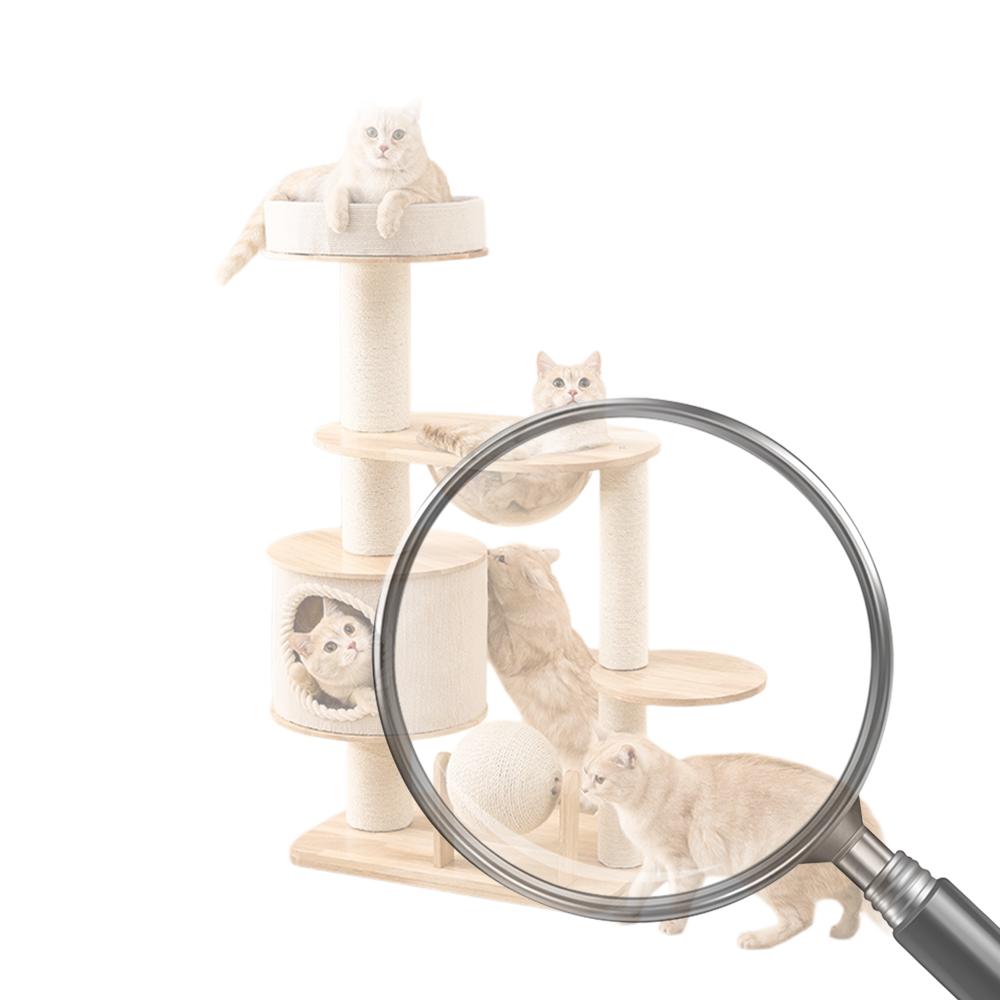 Cat Jumping Platform Wear Resist Integrated Cat Nest Scratching Post House Pet Supplies Climbing Frame United States