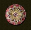 Ceramic Bohemian Style Decorative Plate Living Room Desk Sitting Plate Home Hotel Background Wall Hanging Art Plate