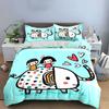 Elephant Kids Art Decor Set Soft Comfortable Duvet Cover Bedding Set Included 1*Duvet Cover & 2*Pillowcases, Gift