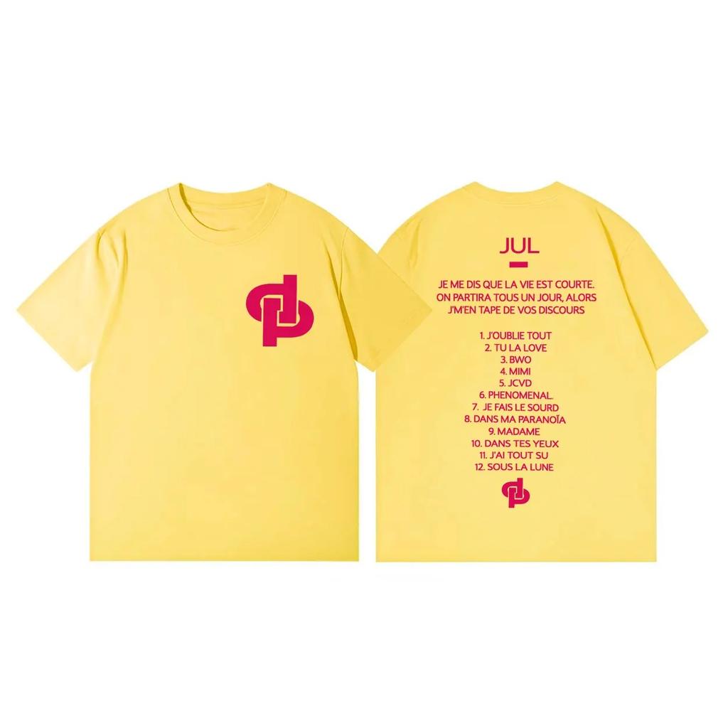 Jul July Tour 2026 Summer UNISEXs Womens Cotton Tshirts Harajuku Y2k Oversized Tshirt Fashion Casual Round Neck Vintage