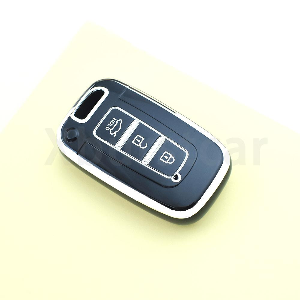 3/4Button Tpu Keyless Car Smart Key Case Auto Shell Fob Cover For Kia K2 K5 Forte Sportage For Hyundai Genesis Coupe Sonata Ix35