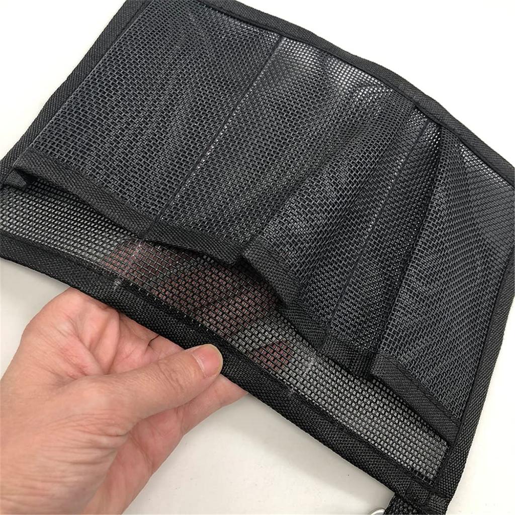Kayak Storage Mesh Bag For Marine, Inflatable Boats Gear Bag Organizers Pouches Boats Storage Mesh Bag with 3 Pockets