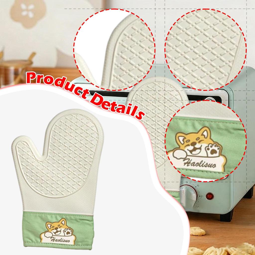 Ofenhandschuh, Hitzebeständig, Praktisches Geschenk, Rutschfester Schutz, Handschuh, Unverzichtbar für